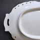 Oval dish with Desvres Fourmaintraux Rouen decoration