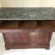 Commode XIXe Louis Philippe marbre sainte anne et noyer