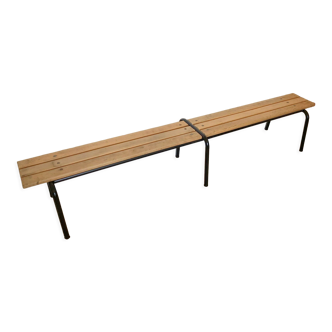 Former school bench from the 60s, child model