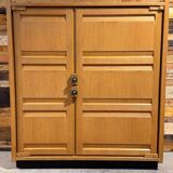 Large solid oak wardrobe - Guillerme & Chambron