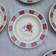 St Amandinoise deep plates, SET OF 6 / Ceramic.