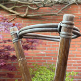 Vintage rattan plant holder