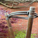 Vintage rattan plant holder