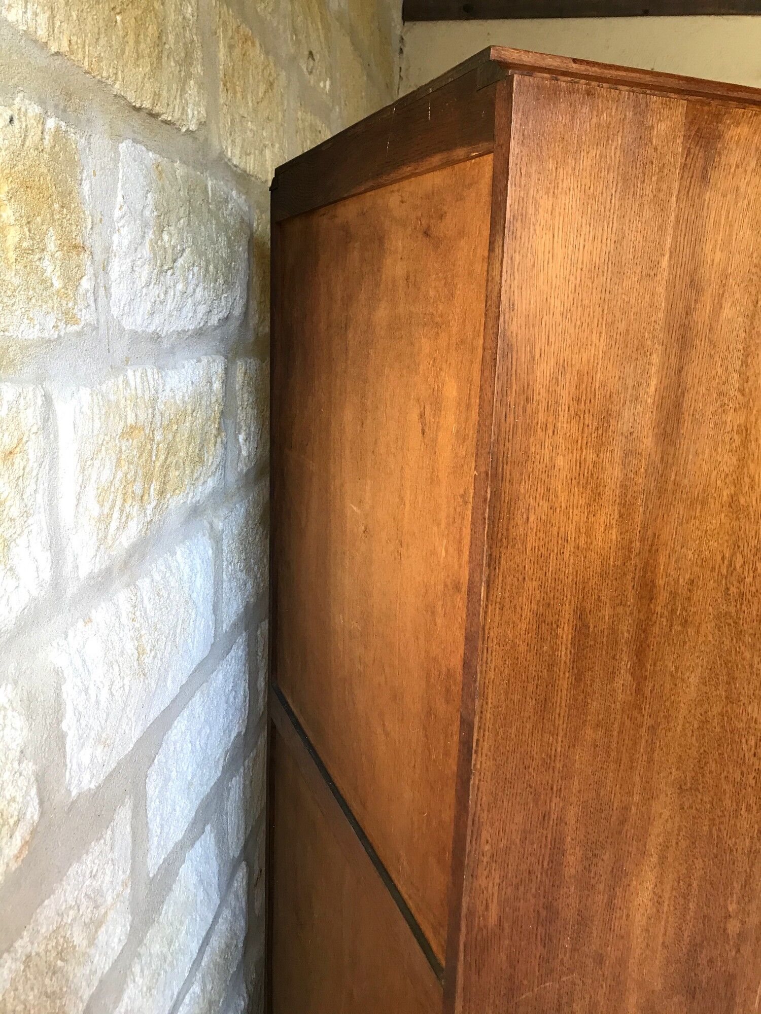 Art Deco oak bookcase 30s