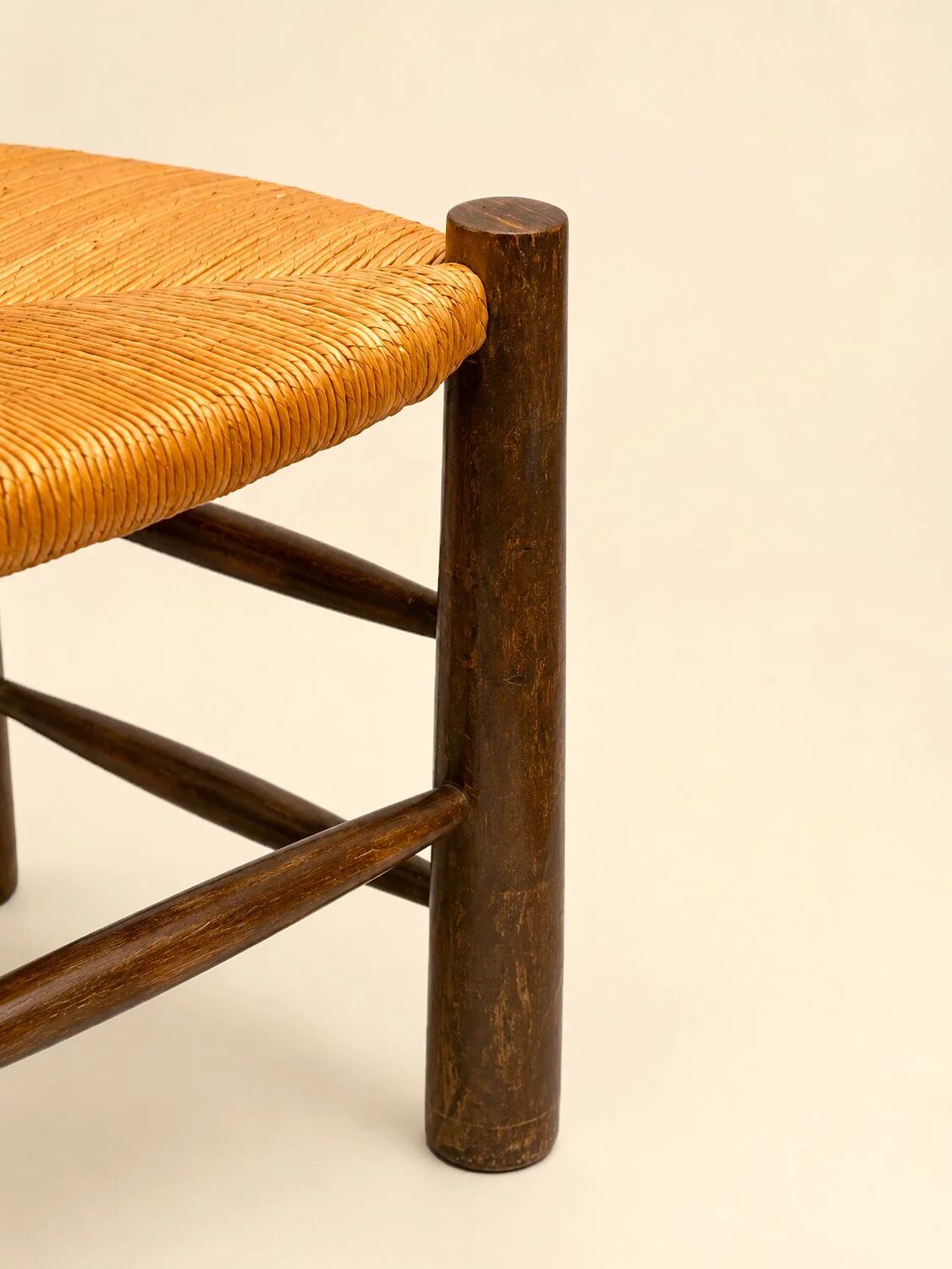 Set of four chairs in the style of Perriand.