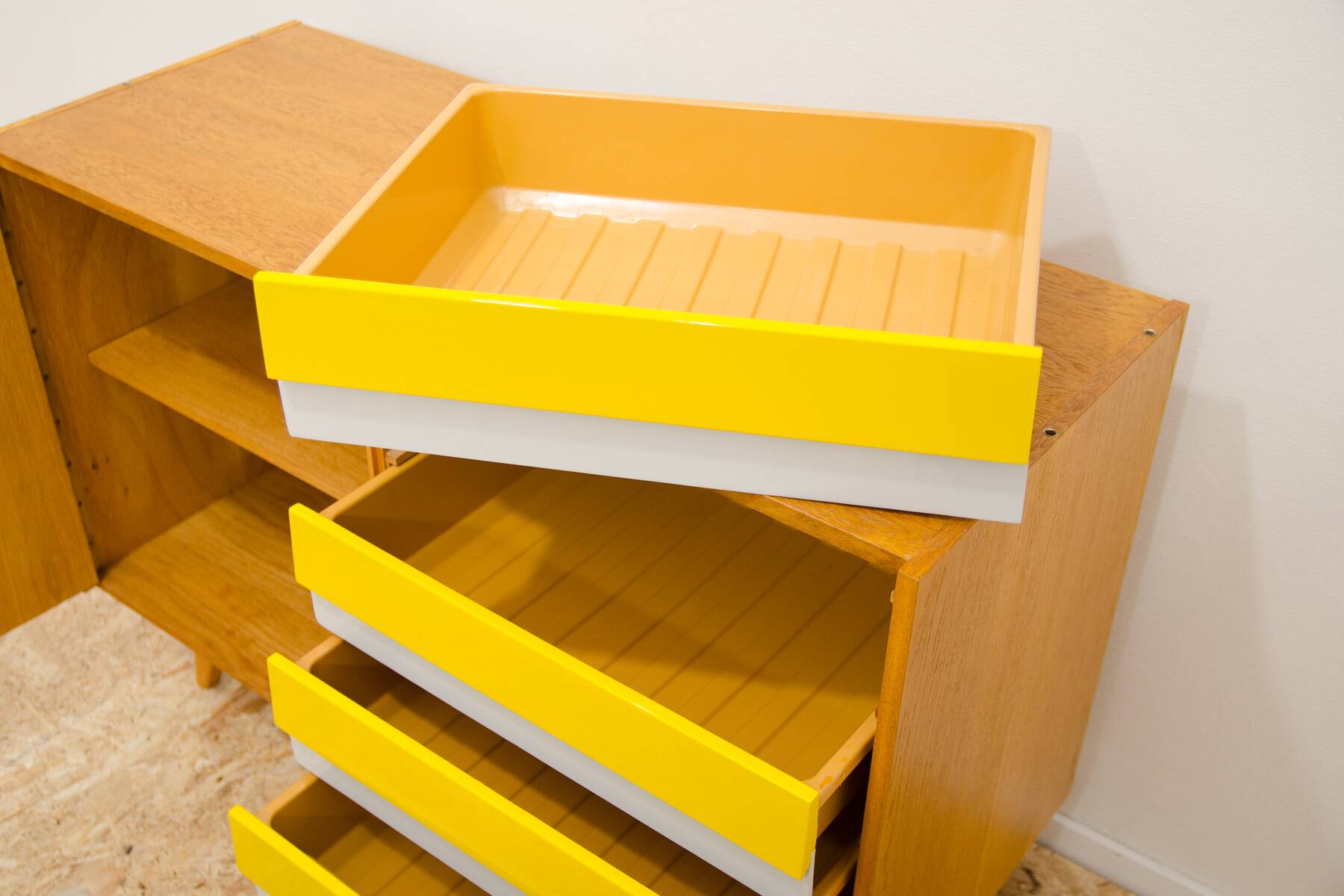 Mid century chest of drawers U-458 by Jiri Jiroutek, Czechoslovakia, 1960´s