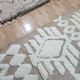 Berber rug with natural geometric patterns 3*2m