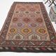 5x9 Brown Pink Antique Vintage Kilim Rug 166x78Cm SK 2402
