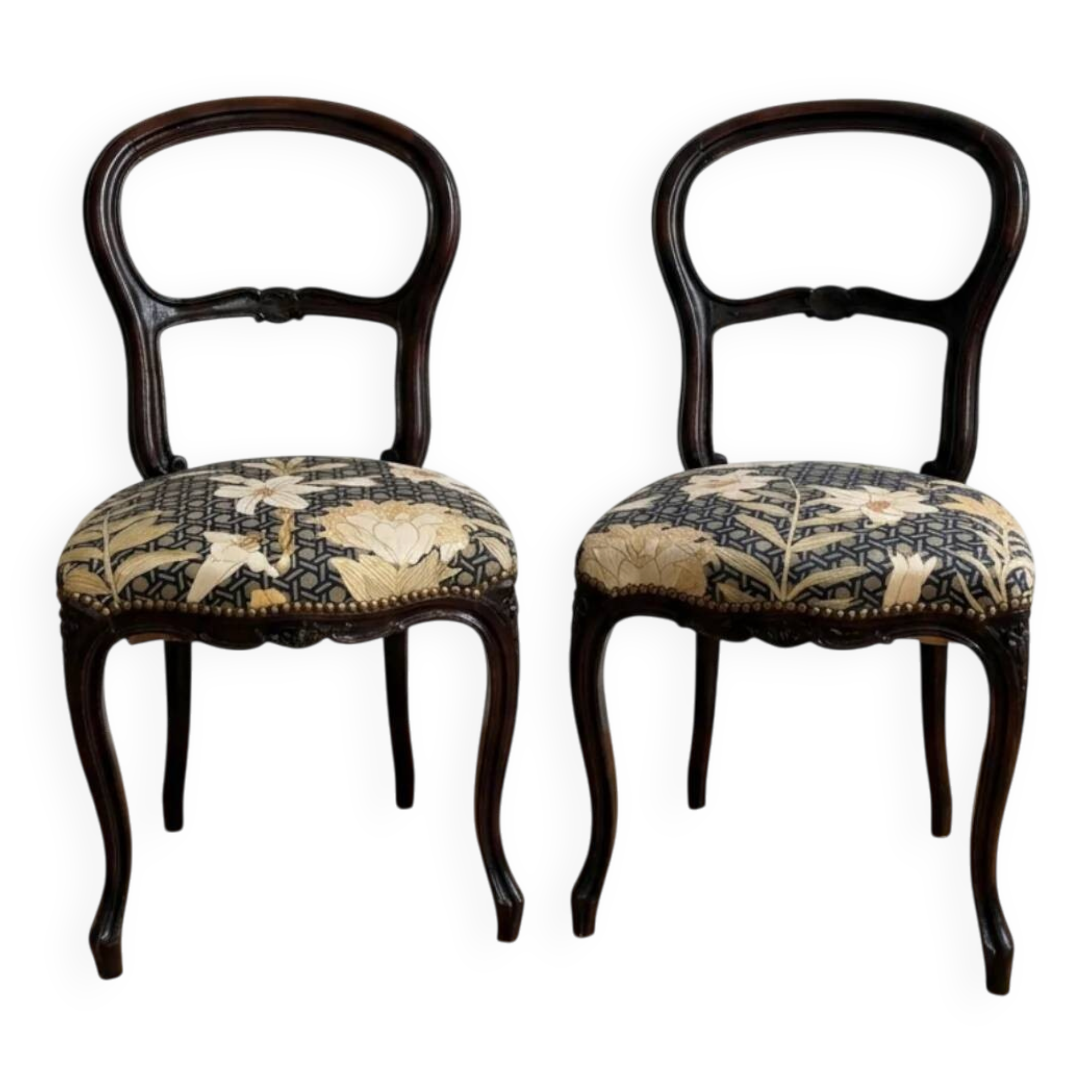 Paire de chaises style Louis Philippe