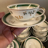 Limoges porcelain coffee service – Luf brand