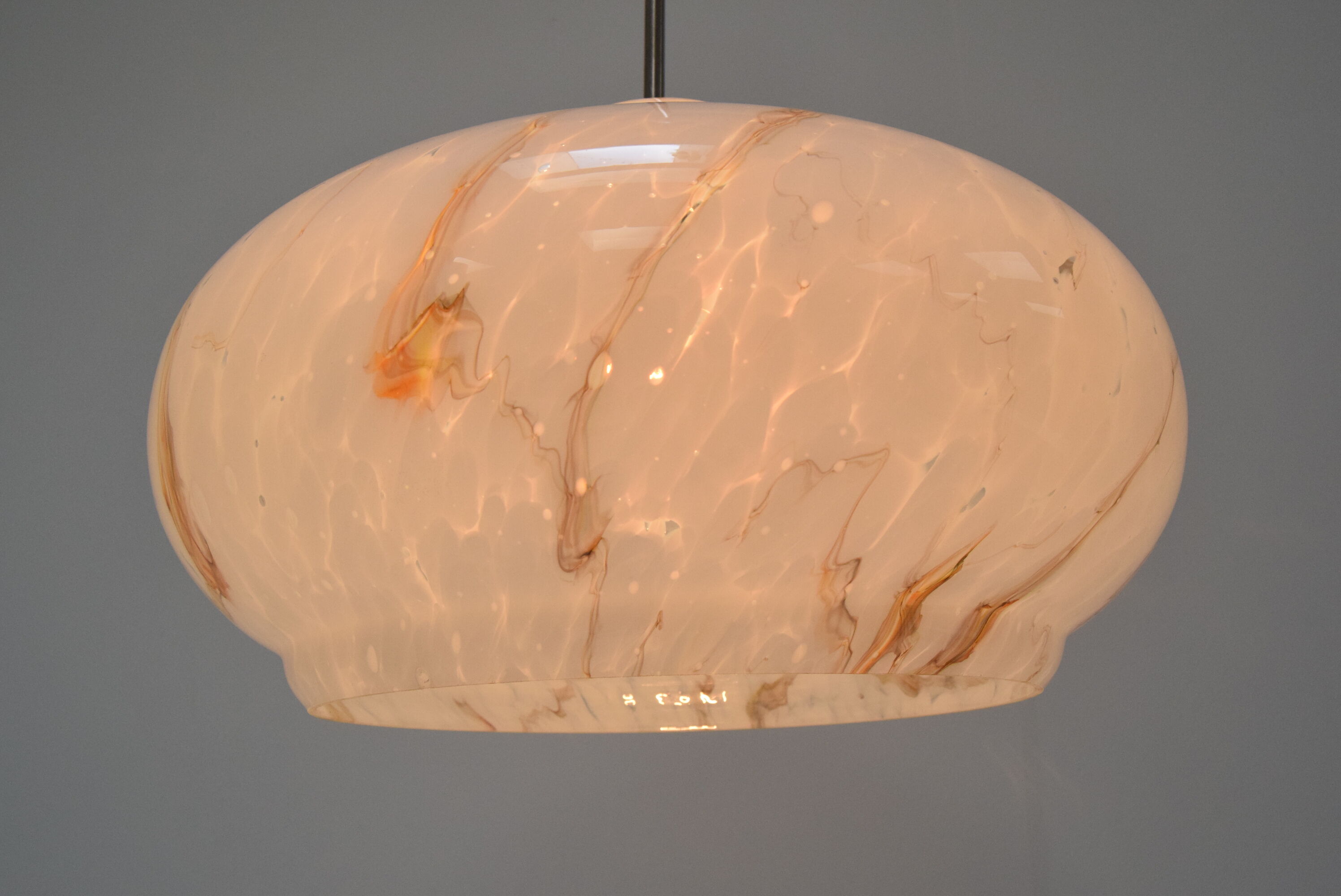 Mid-century glass pendant 1960's