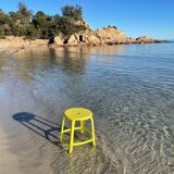 Stool nicolle® h45cm outdoor - ral 1016 textured