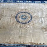Tapis ancien chinois art déco 244x308 cm