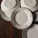 Lot 6 flat plates green Saint Amand