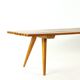 Banc vintage en bois, Tchécoslovaquie, années 1960