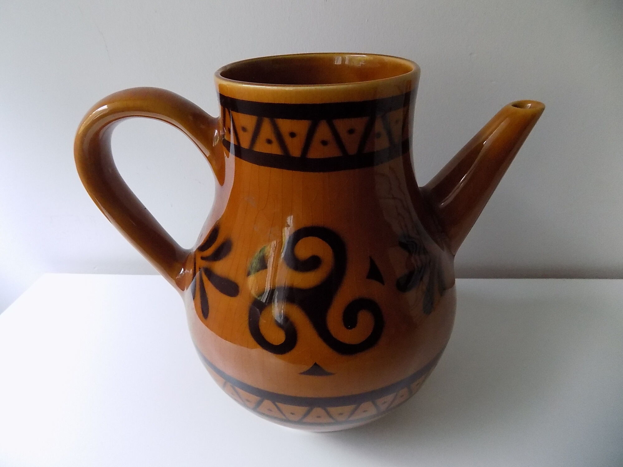 Breton ceramic pitcher