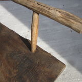 Brutalist farm bench