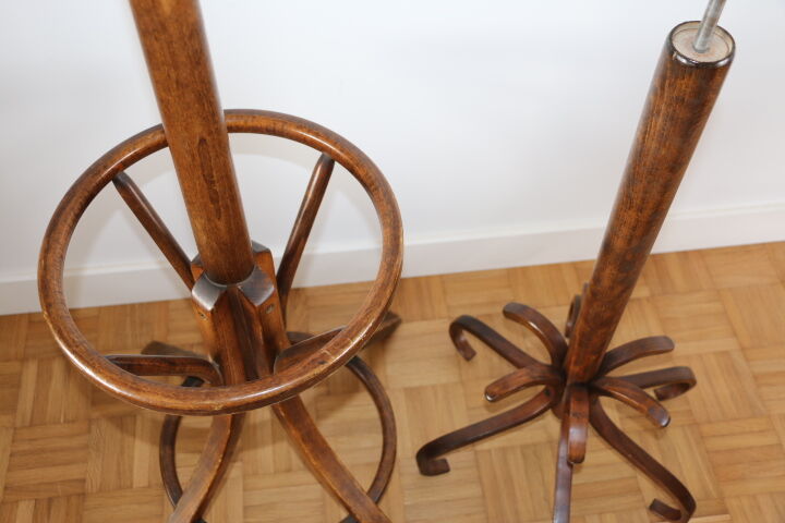 Coat rack parrot baumann dark beech umbrella holder