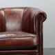 Fauteuil en cuir vintage, Tchécoslovaquie