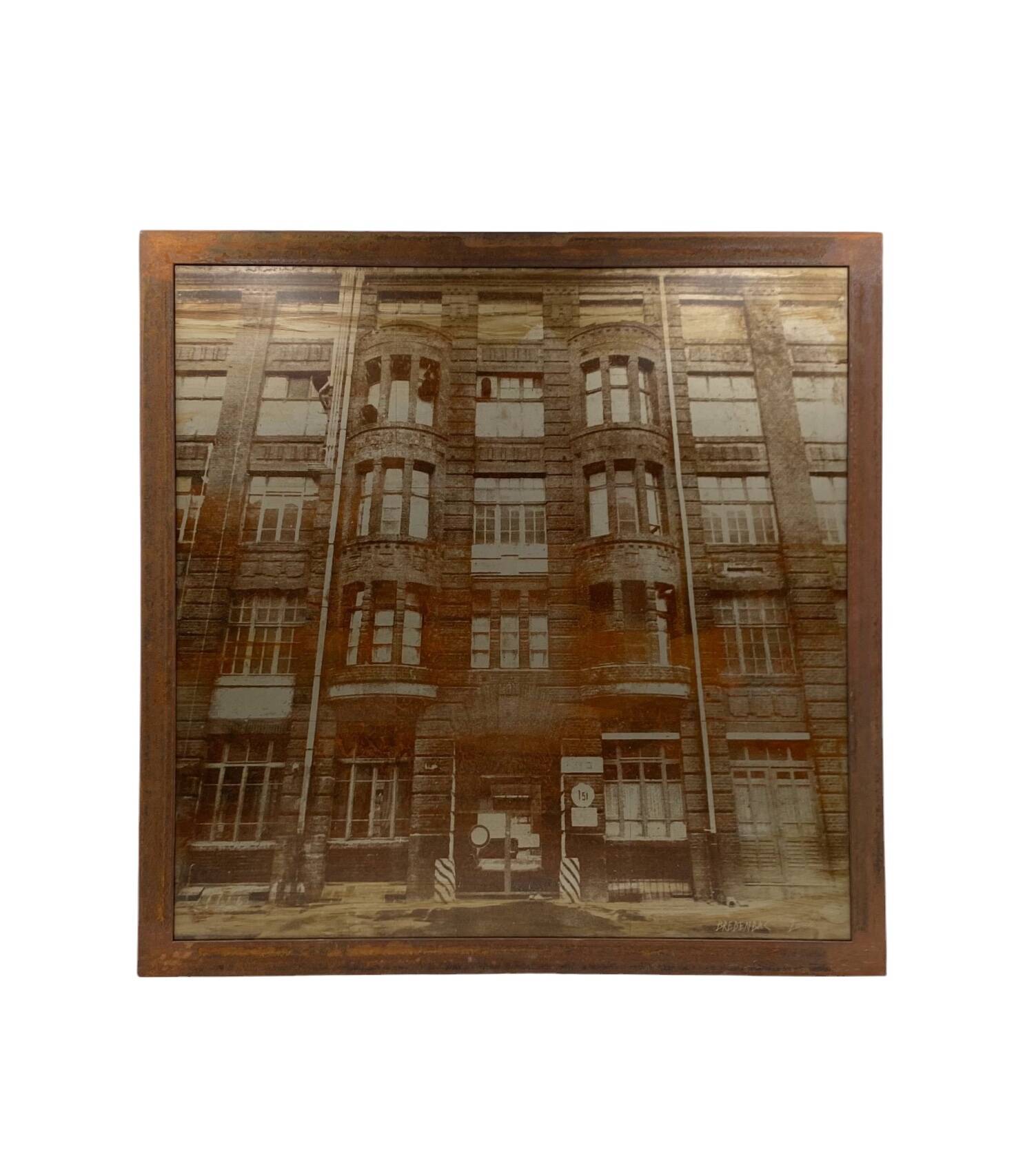 Jean-Pascal Bredenbac, Photo On Sheet Metal, Mounted On Panel, France 2000's