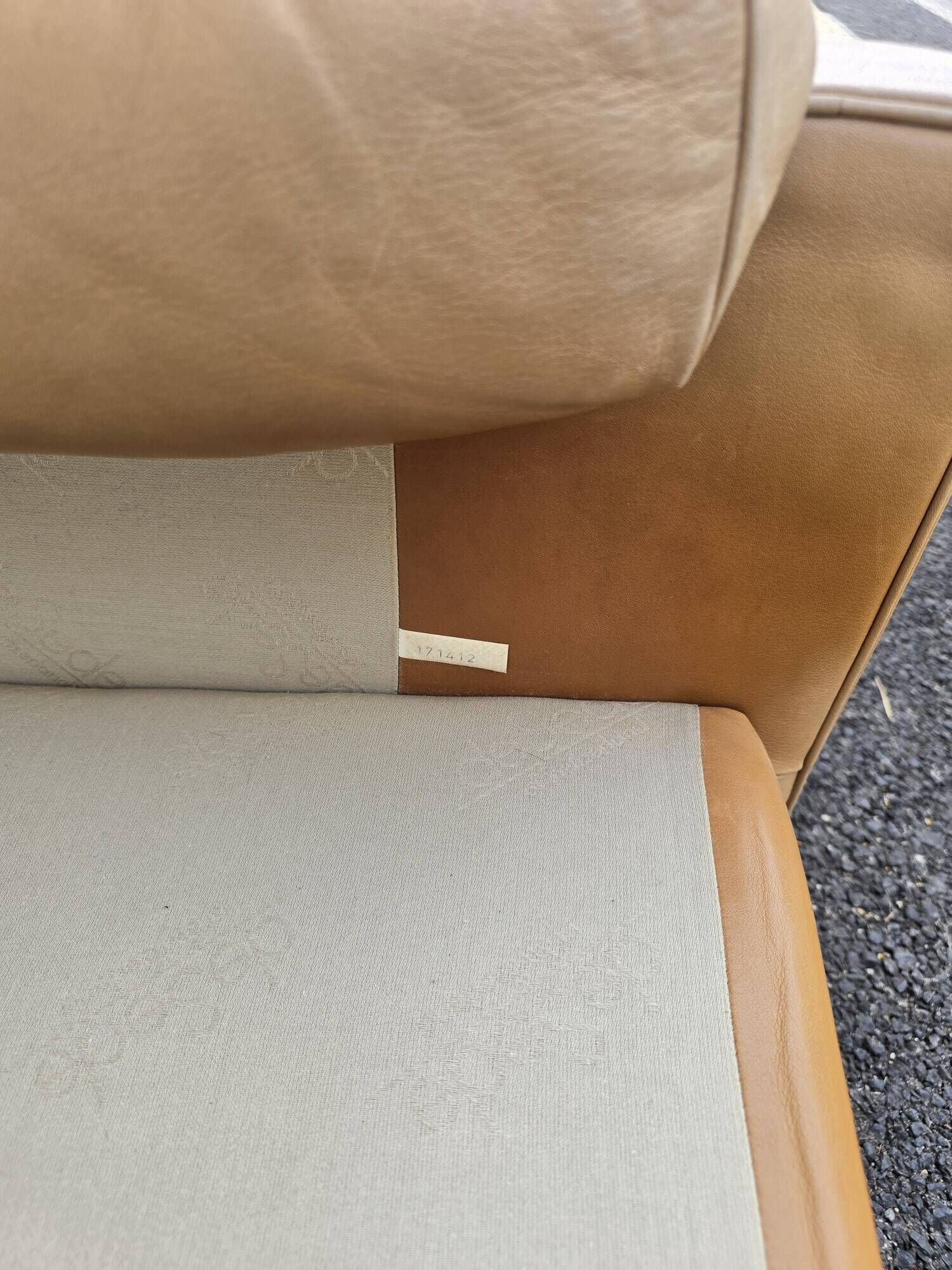 2-seater sofa by Sede DS-70 in leather - vintage - 1980s