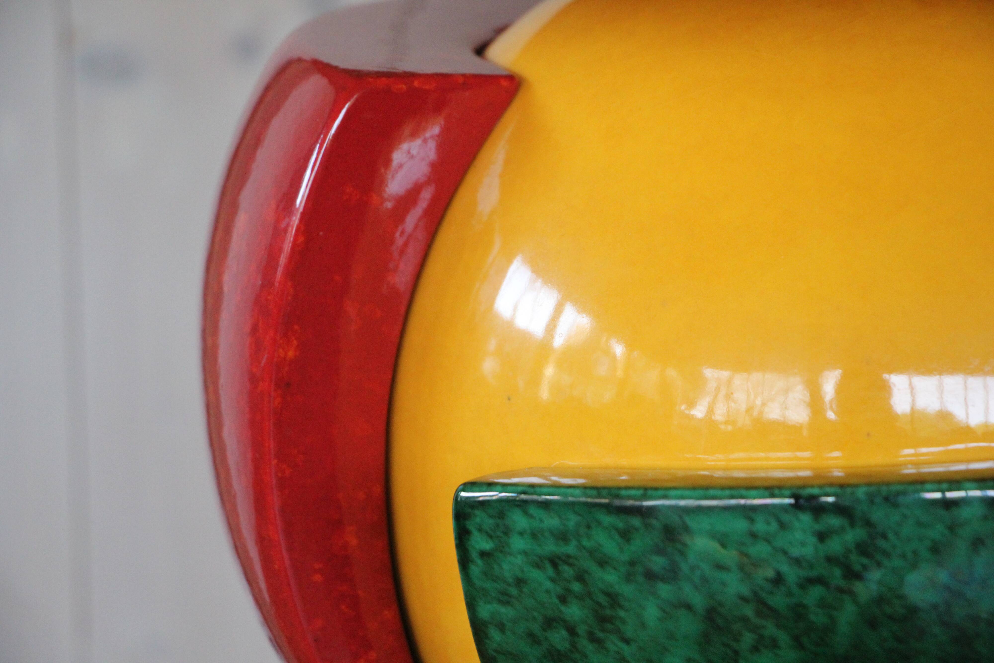 Lampe en céramique "Laurence" de François Chatain pour Roche Bobois