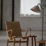 Pair of Swedish armchairs from the mid-century by Bruno Mathsson, model "Eva", 1960s.