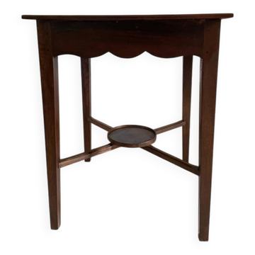 Table d'appoint en bois massif 1950