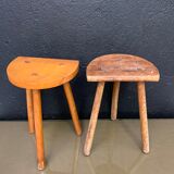 Pair of brutalist stools 1950