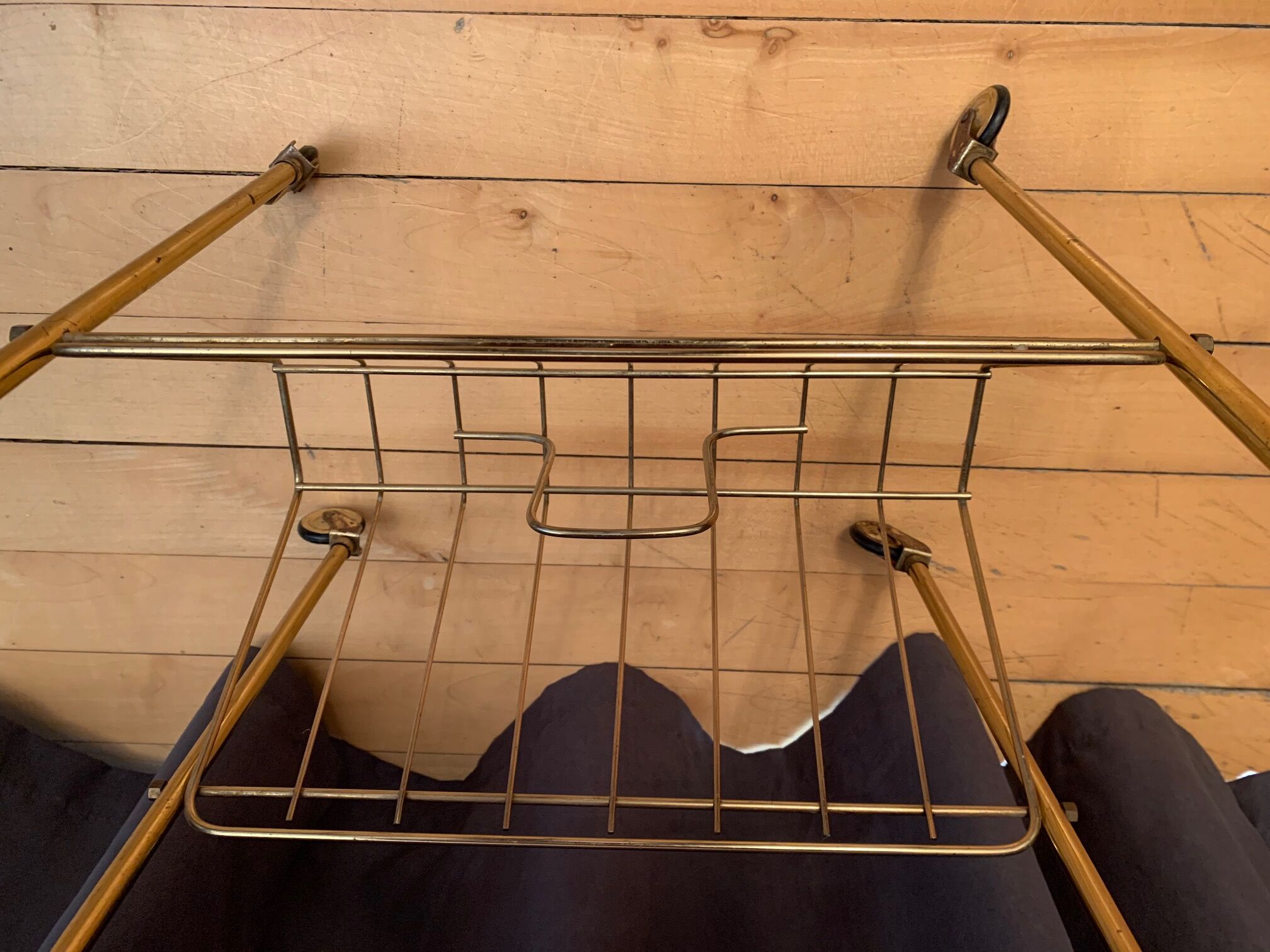 Mobile newspaper holder, 1960s