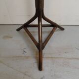 Vintage standing coat rack in bamboo