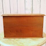 Desktop curtain mail storage, Oak