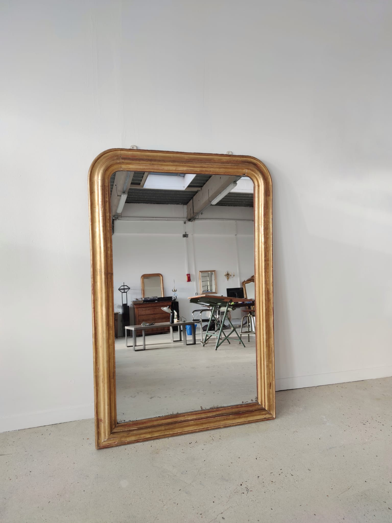 Gilded mirror louis philippe h style:1m66