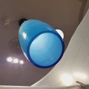 Blue tech lamp, Murano crystal, Vetreria Vistosi, 70's – Italy