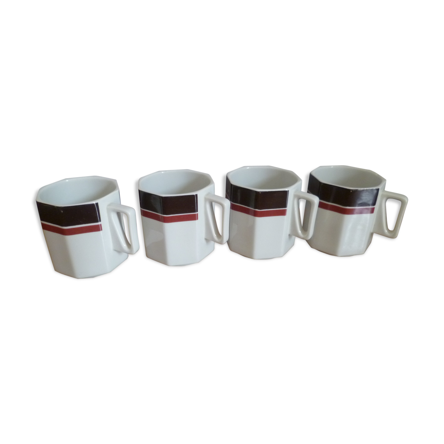4 cups Villeroy and Boch model Vanguard vintage 70