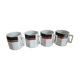 4 cups Villeroy and Boch model Vanguard vintage 70