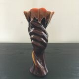 Valauris style hand vase