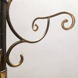 Brass Iron Hat and Coat Rack by Meazza in the Style of Piero Fornasetti, It