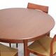 Set of four teak dining chairs by Henning Kjærnulf model 59 for Vejle Stolenfabrik