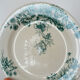 4 flat plates "Anemones" iron earth