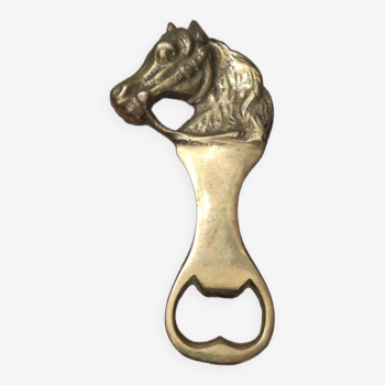 Brass bottle opener - horse