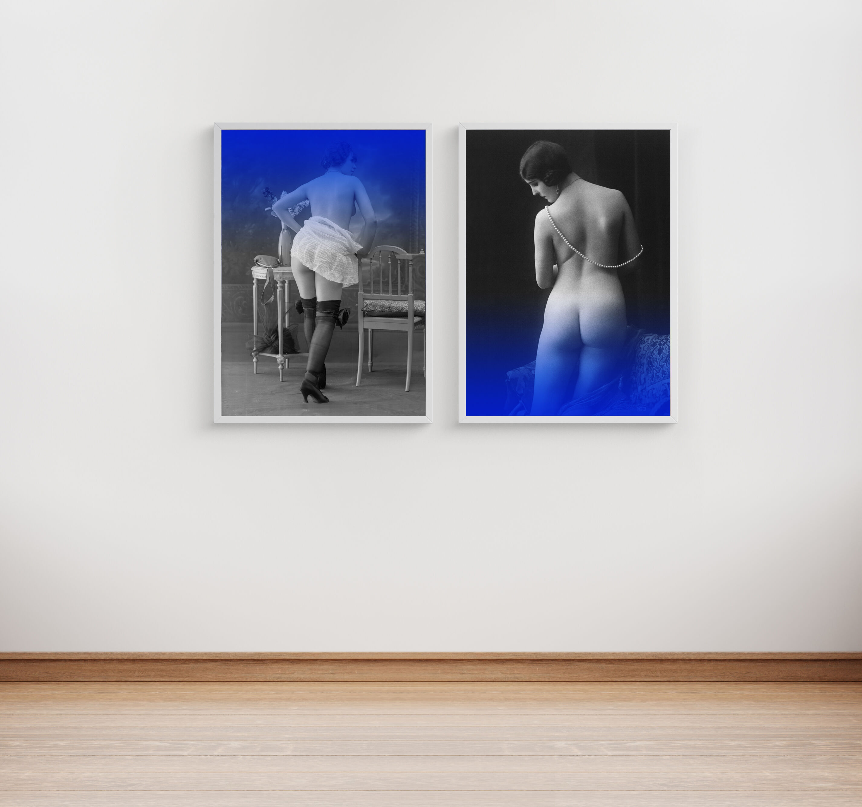 Nude photography back woman Belle Époque - A4 - 1920