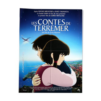 Affiche de cinéma originale "Les contes de Terremer" Goro Miyazaki
