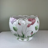 Important glazed ceramic cache pot