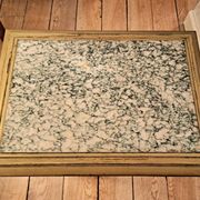 Table de salon style Louis XVI en bois peint
