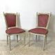 Paire de fauteuils de style louis XVI