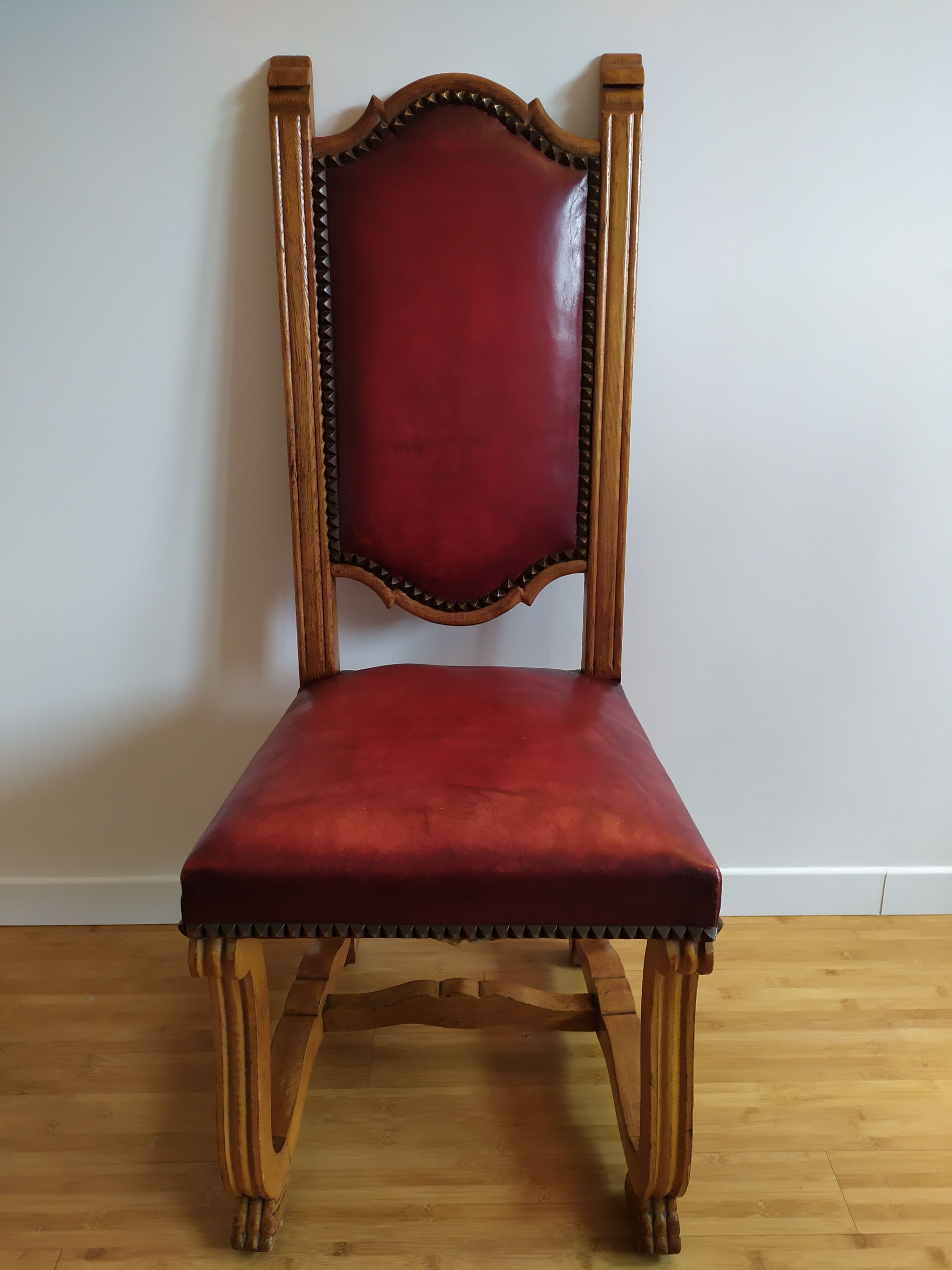 Set de 3 chaises renaissance espagnol Selency