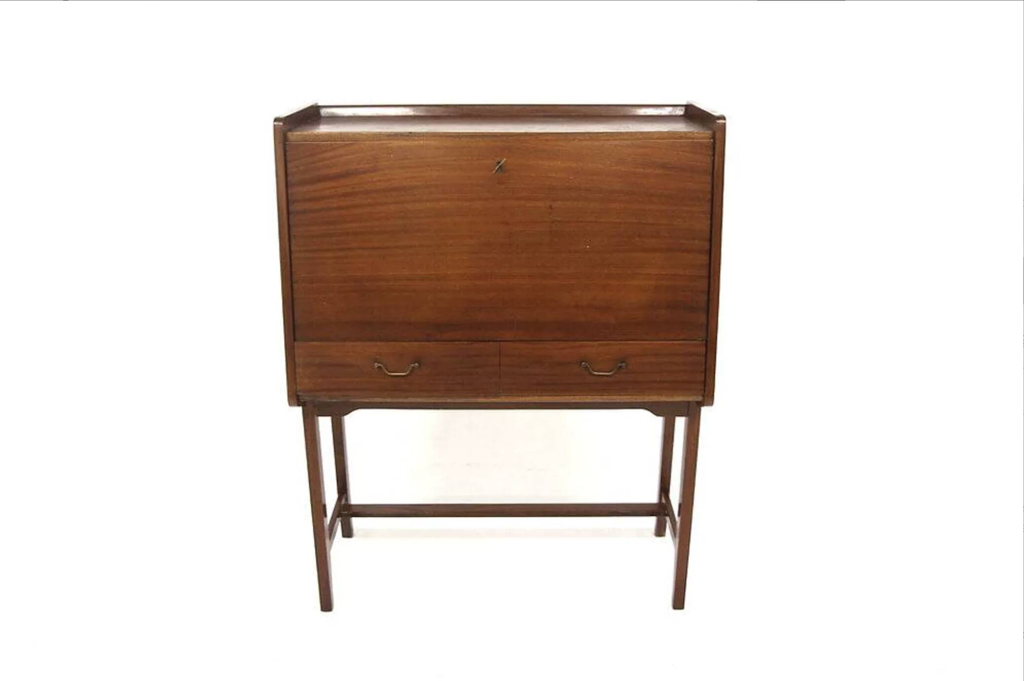 Secrétaire scandinave en acajou, Suède, 1950