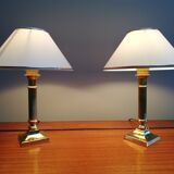 Set of 2 bedside lamps