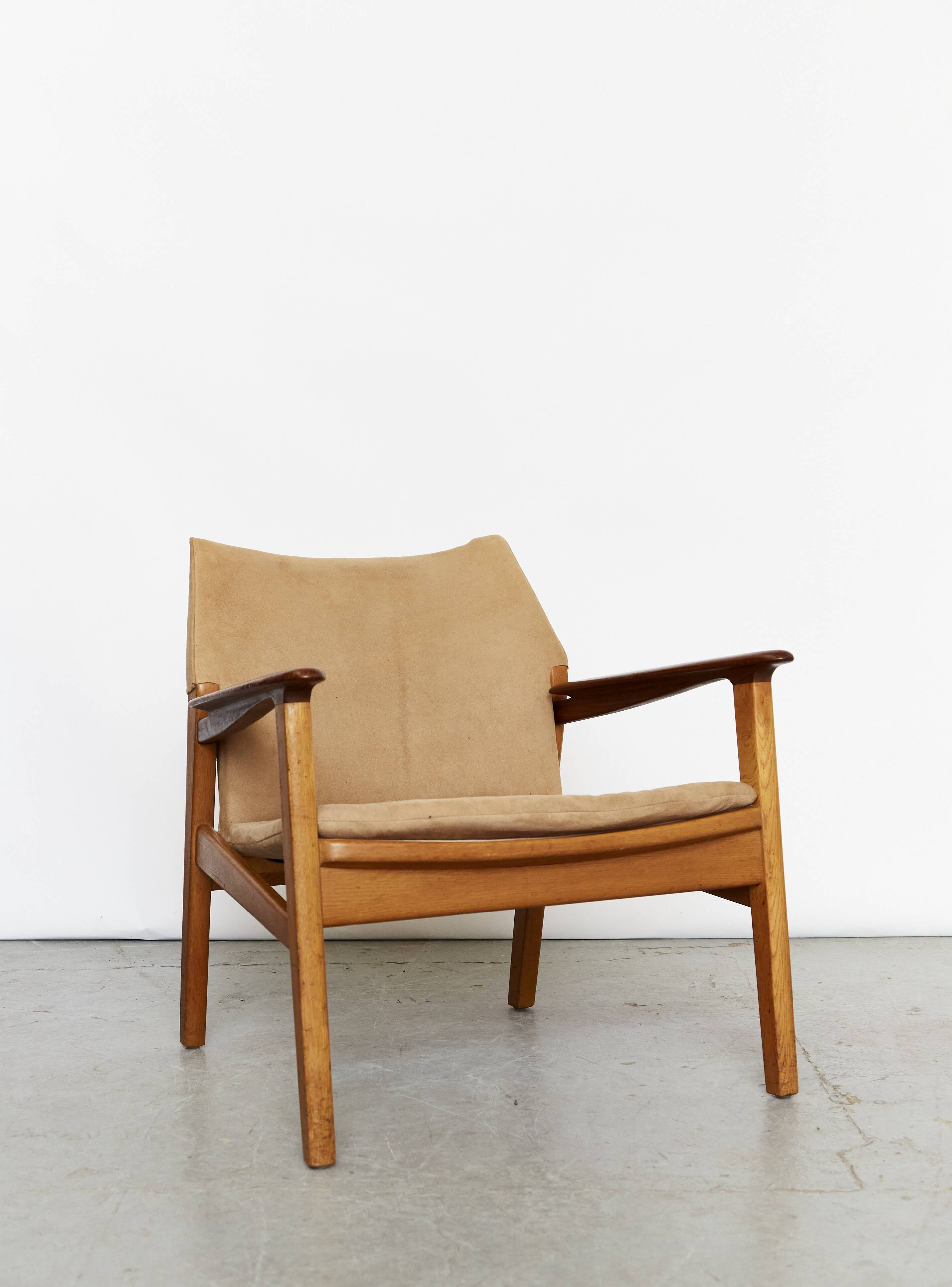 Pair Hans Olsen Easy Chairs for Verner Birkholm